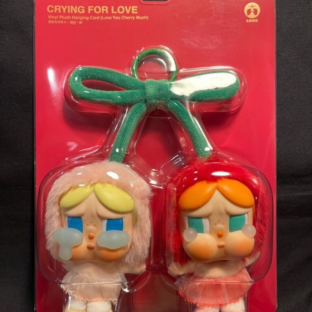 Crying for Love Plush Hanging Card